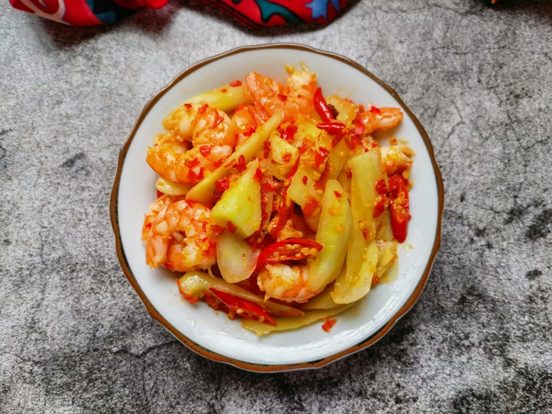 芥兰炒虾仁的家常做法 芥兰炒虾仁怎么做好吃